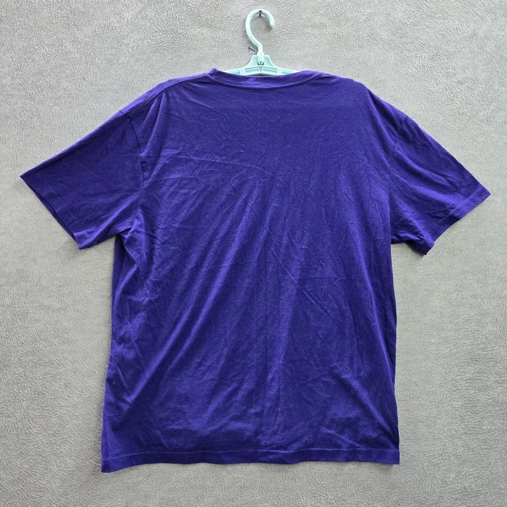 Minnesota Vikings Men Shirt L Purple NFL Team Apparel Logo Sports‎ Fan